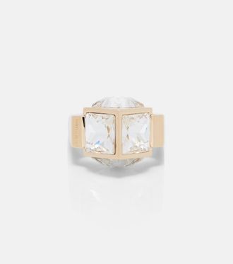 Jimmy Choo London JC Cube embellished ring
