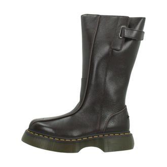 Dr. Martens Buzz Hi Gloss Leren Laarzen - Dames - Schoenen - Bruin - Maat: 39 EU Leer