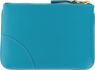 Comme Des Gar&ccedil;ons Calf Leather Card Case - Blue
