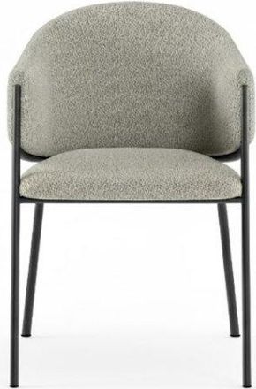 Stones Set of 2 MEDEA chairs, light gray