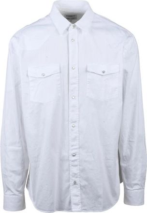 Dondup Cotton Elastane Shirt - White