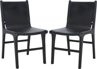 Safavieh Couture Cassaphina Leather Dining Chair