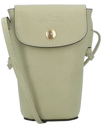 Longchamp &Eacute;pure Leather Phone Case
