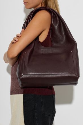 Maison Margiela Bag Box Medium, Womens, Burgundy