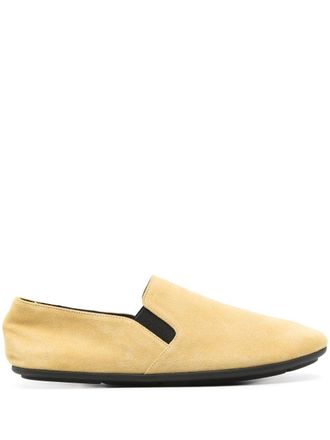 The Row Vincit loafers - women - Suede - 36 - Yellow