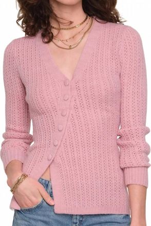 Heartloom Lovett Pointelle Sweater In Peony