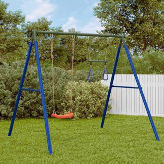 vidaXL Juego De Columpios De Exterior Con Columpio Y Trapecio Vidaxl