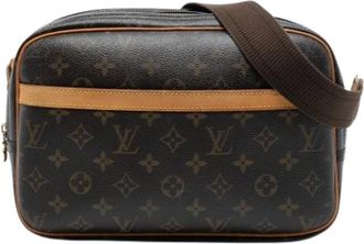 Louis Vuitton Pre-owned Cross Body Bags, female, Brown, Size: ONE SIZE Pre-owned Vintage Fabric Crossbody Bag
