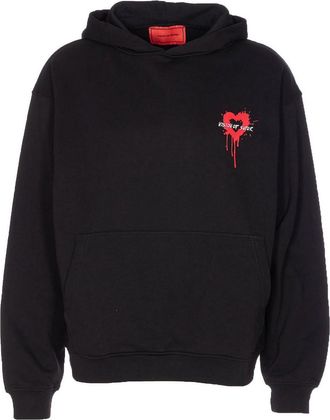 Vision Of Super Heart Print Hoodie