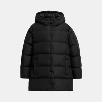 Coach Womens Mid Puffer - Black - Size X-Small