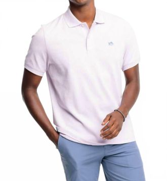 Southern Tide Skipjack Polo Shirt In Orchid Petal