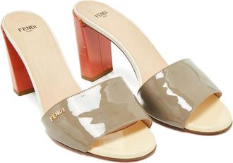 Fendi Sandali slides - Grigio