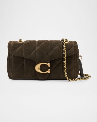 Coach Tabby 20 Quilted Suede Shoulder Bag