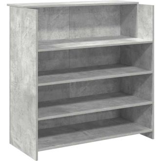 vidaXL Mostrador De Recepci&oacute;n Gris Hormig&oacute;n 100x50x103,5 Cm Vidaxl