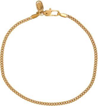 Craftd London curb chain bracelet - men - Brass - 19 - Gold