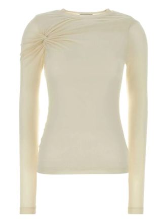 A Gold E long-sleeve T-shirt - Beige