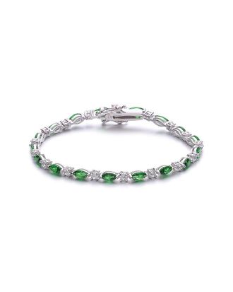 Genevive 14K Plated Cz Bracelet