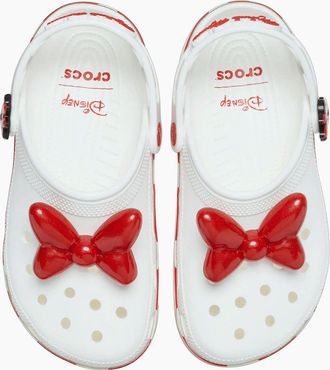 Crocs Womens Crocs 212717 MINNIE MOUSE Womens Disney Clogs White - Size: UK m6w7