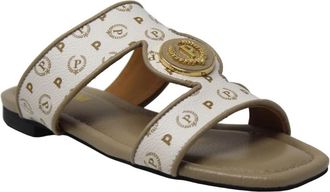 Pollini Stijlvolle zomersandalen met sleehak - Dames - Sandalen - Wit - 35 EU - Schoenen