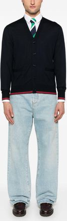 Gucci Web Detail Wol Cardigan