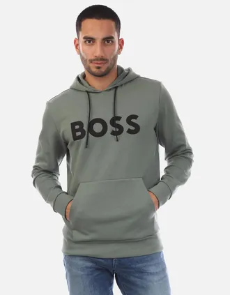 HUGO BOSS Mens Soody Zone Sweatshirt - Green - Size: 44