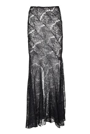 A.W.A.K.E. Black Lace Mermaid Skirt