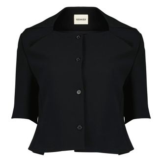 Khaite Franc Jacket - female - Khaite - Shirts - Black - XS - Blouses & Shirts