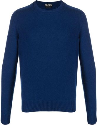 Tom Ford roll-neck cashmere jumper - men - Cashmere - 48 - Blue