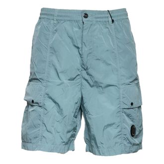 C.P. Company Casual Shorts, male, Blue, Size: XL Cargo-pocket Shorts