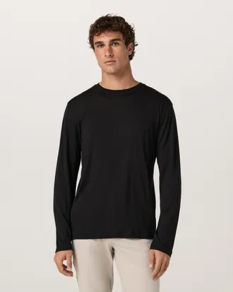 Vuori Clothing Long Sleeve Merino Wool Tee | Silverline | Medium
