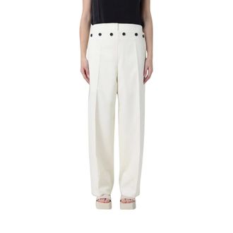 HUGO BOSS Broeken, Dames, Wit, M, Wide Broeken