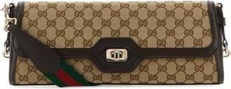 Gucci Original Gg Fabric Medium Luce Shoulder Bag