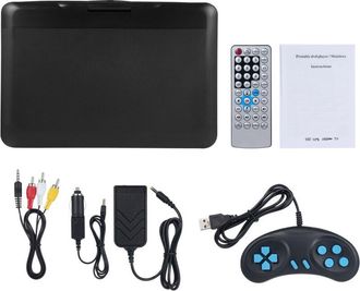OEM Reproductor De Dvd Port&aacute;til De 9,8 Pulgadas Con Pantalla Hd Giratoria De 270&deg;, Funci&oacute;n De Juegos Y Bater&iacute;a Recargable Para Uso Dom&eacute;stico Y En El Coche