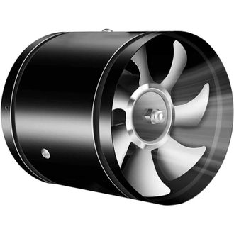 OEM Ventilador Extractor Bidireccional, Mini Ventilador Extractor, 195 Mm De Di&aacute;metro, 150 Mm De Longitud, Negro