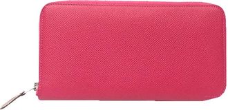 Hermès Pink Epsom Leather Long Wallet (Bi-Fold) (Pre-Owned)