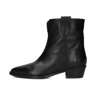 Notre-V Schoenen, Dames, Zwart, 41 EU, Su&egrave;de, Zwarte Su&egrave;de Enkellaarsjes