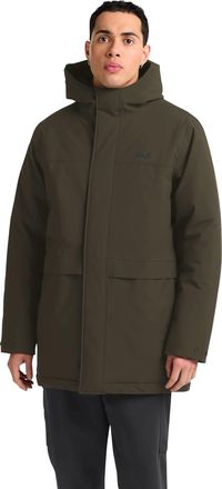 Jack Wolfskin Wintermantel JACK WOLFSKIN COLD CAMP COAT M, Herren, Gr. XXL, obsidian mos, Obermaterial: 100% Polyester. Futter: 100% Polyester. Wattierung: 100% Pol