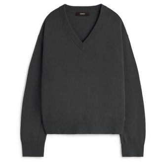 Ecoalf Haro Knit Wollpullover f&uuml;r Damen | schwarz/grau