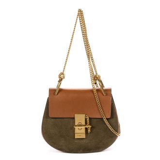 Chlo&eacute; Mini Bicolor Drew Mini Schoudertas