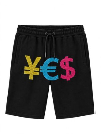Hudson Outerwear Mens Yes Writing Shorts In Black