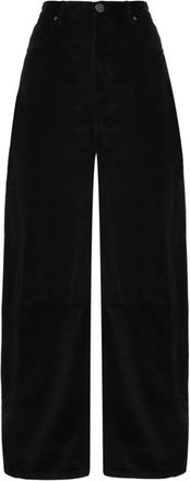 Pinko Wijde broek - Dames - Wijde Broeken - Zwart - W25 - Broeken