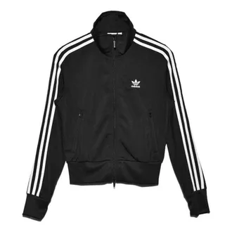 adidas (WMNS) adidas Adicolor Classics Firebird Track Jacket Asia Sizing Black White GN2817