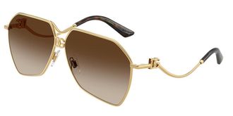 Dolce & Gabbana DG2326 02/13 Womens Sunglasses Gold Size 62
