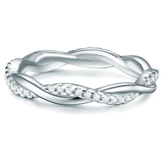 Tresor 1934 Womens Trilani Female Sterling Silver Ring - Size K