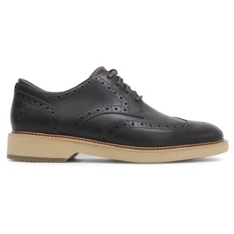 Cole Haan American Classics Montrose Wingtip Leather Mens Comfort Shoes - UK 9.5 - US 10.5 Men - EU 43.5 - Dark Chocolate - Size:UK 9.5