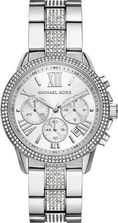 Michael Kors Reloj Oversized Brynn Pav&eacute; - Accessories - Mujer - Gris - ONE SIZE