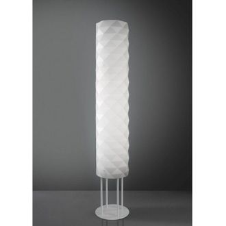 Linea Zero Linea Zero - L&aacute;mpara Pie Base Metal Blanco 27x155h