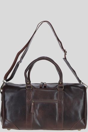 Ashwood Leather Vintage Real Leather Weekend Duffel Bag in Brown