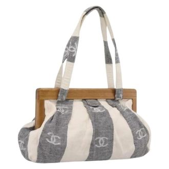 Chanel Pre-owned Vintage Tote Bag - Dames - Pre-owned - Grijs - Maat: ONE Size