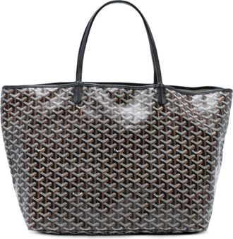 Goyard Pre-owned Womens Goyardine Saint Louis Gm - Dark Grey Textile - One Size